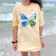Frutiger Aero Aesthetic Butterfly Computer Fishes Scenery Comfort Color Blast T-Shirt Citrine Frutiger Aero Aesthetic Butterfly Computer Fishes Scenery Comfort Color Blast T-Shirt Citrine