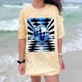 Frutiger Aero Aesthetic Tech Checkered Room Orb Sky Comfort Color Blast T-Shirt Citrine Frutiger Aero Aesthetic Tech Checkered Room Orb Sky Comfort Color Blast T-Shirt Citrine