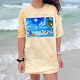 Frutiger Aero Beach Y2k Aesthetic Palm Tree Sand Ocean Comfort Color Blast T-Shirt Citrine Frutiger Aero Beach Y2k Aesthetic Palm Tree Sand Ocean Comfort Color Blast T-Shirt Citrine