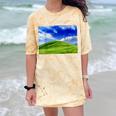 Frutiger Aero Meadow Aesthetic Y2k 2000s Ironic Nostalgic Comfort Color Blast T-Shirt Citrine