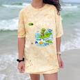 Frutiger Aero Y2K Fashion Trends Statement Piece Tech Orbite Premium Tri-Blend Comfort Color Blast T-Shirt Citrine