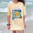 Frutiger Aero Y2K Meme Graphic 2000s Nostalgia Premium Comfort Color Blast T-Shirt Citrine