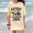 Funny Fathers Day Funny Please Be Patient I'm From The 1900s Comfort Color Blast T-Shirt Citrine