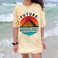 Future Archaeologist Pyramid Archaeology Student Graduation Comfort Color Blast T-Shirt Citrine