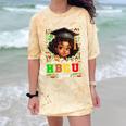 Future HBCU Grad Girl Kids Graduation HBCU College Comfort Color Blast T-Shirt Citrine