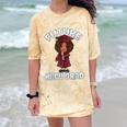 Future HBCU Grad Girl Wearing Graduation Gown Comfort Color Blast T-Shirt Citrine