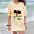 Future HBCU Grad Graduate Afro Girl College Graduation Comfort Color Blast T-Shirt Citrine