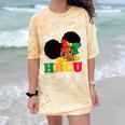 Future HBCU Grad History Girl Graduation HBCU Kids Comfort Color Blast T-Shirt Citrine