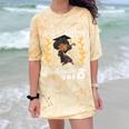 Girl Magic Graduate Kindergarten Graduation 2023 Comfort Color Blast T-Shirt Citrine