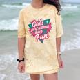 Girls Just Wanna Have Fun Retro 80s Nostalgia Night Out Comfort Color Blast T-Shirt Citrine
