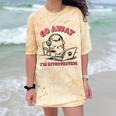 Go Away I´m Introverting Stay Home Socially Awkward Comfort Color Blast T-Shirt Citrine