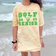 Golf Senior Night Golf Senior 2025 Graduation 32 Comfort Color Blast T-Shirt Citrine