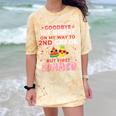 Goodbye 1st Grade Graduation To 2nd Grade Hello Summer Comfort Color Blast T-Shirt Citrine