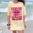 Graduate 2025 For Senior 2025 Graduation Coquette Pink Bow Comfort Color Blast T-Shirt Citrine
