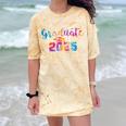 Graduate 2025 Tie Dye Graduation 2025 Class Of 2025 Senior Comfort Color Blast T-Shirt Citrine