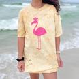 Graduate Cute Pink Flamingo Graduation Comfort Color Blast T-Shirt Citrine