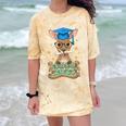 Graduate Kangaroo Class Of 2025 Kids Graduation Comfort Color Blast T-Shirt Citrine