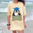 Graduate Penguin Class Of 2025 Kids Graduation Comfort Color Blast T-Shirt Citrine