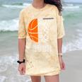 Graduate Senior Class 2022 Graduation Basketball Player Comfort Color Blast T-Shirt Citrine