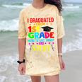 I Graduated From 1st Grade Graduation Matching Student Comfort Color Blast T-Shirt Citrine