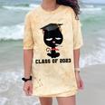 I Graduated Class Of2023 Cat Graduation Comfort Color Blast T-Shirt Citrine