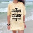 I Graduated Can I Go Back To Bed Class Of 2022 Graduation Comfort Color Blast T-Shirt Citrine