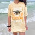 I Graduated Can I Go Back To Bed Now Graduation Grad Student Comfort Color Blast T-Shirt Citrine