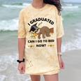 I Graduated Can I Go Back To Bed Sloth Graduation Cap Comfort Color Blast T-Shirt Citrine
