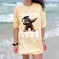 Graduation Class Of 2024 Bigfoot Graduated Seniors 2024 Comfort Color Blast T-Shirt Citrine