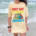 Graduation First Day Of School Crushed It Comfort Color Blast T-Shirt Citrine