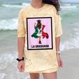 Graduation Latina Educated La Graduada Mexican Bingo Card Comfort Color Blast T-Shirt Citrine