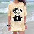 Graduation Panda Bear 2017 Graduate Graduation T-Sh Comfort Color Blast T-Shirt Citrine