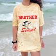 Graduation Proud Brother Of A 2024 Senior Baseball Player Comfort Color Blast T-Shirt Citrine