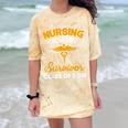 Graduation Shirt Nursing School Survivor Class Of 2018 Tee Comfort Color Blast T-Shirt Citrine