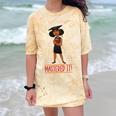 Graduation Woman Tshirt Black Melanin Masters Degree Comfort Color Blast T-Shirt Citrine