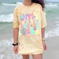 Groovy In My Last Day Of School Era Second Grade Graduation Comfort Color Blast T-Shirt Citrine