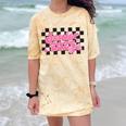 Groovy Senior Class Of 2026 Coquette Pink Bow Graduation Comfort Color Blast T-Shirt Citrine