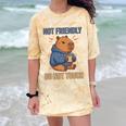 Grouchy Capybara Not Friendly Do Not Touch Introvert Premium Tri-Blend Comfort Color Blast T-Shirt Citrine Grouchy Capybara Not Friendly Do Not Touch Introvert Premium Tri-Blend Comfort Color Blast T-Shirt Citrine