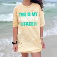 This Is My Happy Face Introvert Comfort Color Blast T-Shirt Citrine This Is My Happy Face Introvert Comfort Color Blast T-Shirt Citrine