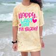 Happy Last Day Of First 1st Grade Teacher Student Graduation Comfort Color Blast T-Shirt Citrine