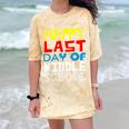 Happy Last Day Of Middle School Graduation Comfort Color Blast T-Shirt Citrine