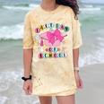 Happy Last Day Of School Coquette Bow Graduation Girls Kids Comfort Color Blast T-Shirt Citrine
