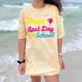 Happy Last Day Of School Graduation Teacher Students T-Shirt Comfort Color Blast T-Shirt Citrine