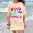Happy Last Day Of Third 3rd Grade Teacher Student Graduation Comfort Color Blast T-Shirt Citrine