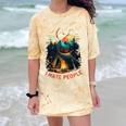 I Hate People Id Rather Be Camping Sarcastic Introvert Comfort Color Blast T-Shirt Citrine