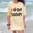 I Heart My Teachers I Love My Teachers Graduation Kids Teens Comfort Color Blast T-Shirt Citrine