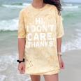 Hi I Don't Care Thanks Antisocial Introvert Comfort Color Blast T-Shirt Citrine Hi I Don't Care Thanks Antisocial Introvert Comfort Color Blast T-Shirt Citrine
