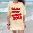 High School Graduation Tshirt Game Over Senior Class Of 2018 Comfort Color Blast T-Shirt Citrine