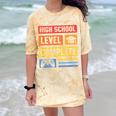 High School Level Complete Class Of 2024 Senior Graduation Comfort Color Blast T-Shirt Citrine