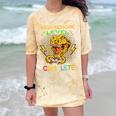High School Level Complete Gamer Graduation Dinosaur 2021 Comfort Color Blast T-Shirt Citrine